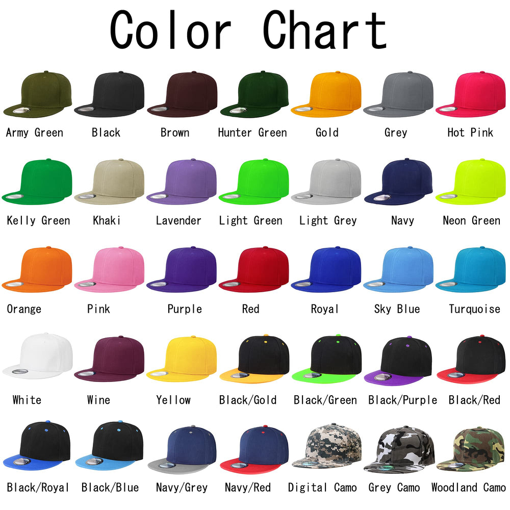 Falari Snapback Hat Cap Hip Hop Style Flat Bill Blank S
