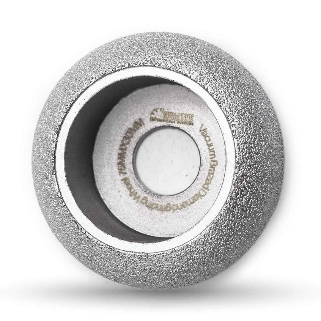 3 Inch Profile Hand Diamond Wheel Height 30mm Convex Curve Edge Grinding for Stone Marble Granite Rock
