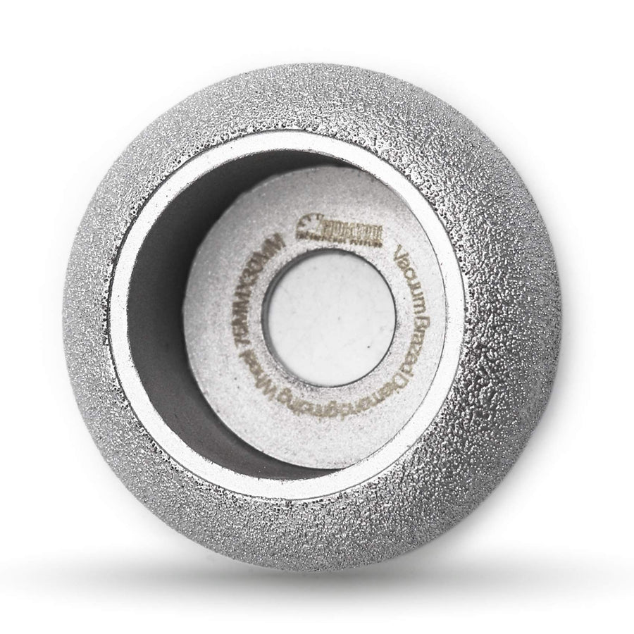 3 Inch Profile Hand Diamond Wheel Height 30mm Convex Curve Edge Grinding for Stone Marble Granite Rock
