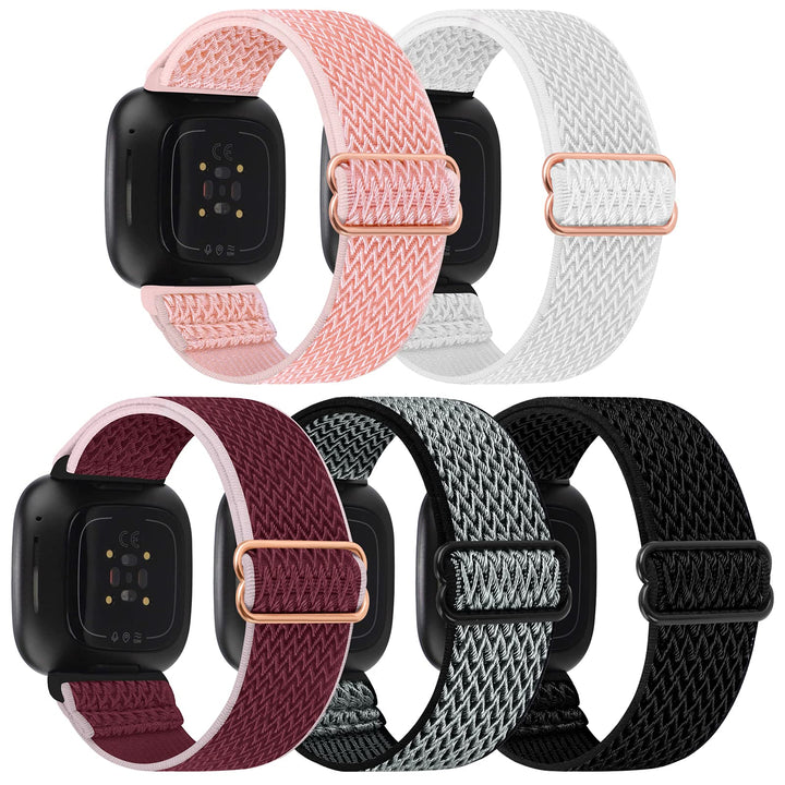 GrTrees 5-Packs Elastic Bands Compatible with Fitbit Ve