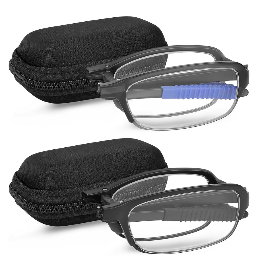 Success Eyewear Reading Glasses 2 Pair Fashion Folding 