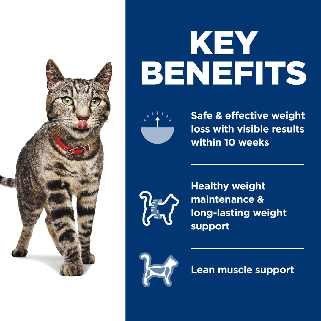 Hill&#39;s Science Diet Perfect Weight, Adult 1-6, Weight Management Support, Dry Cat Food, Chicken Recipe, 3 lb Bag