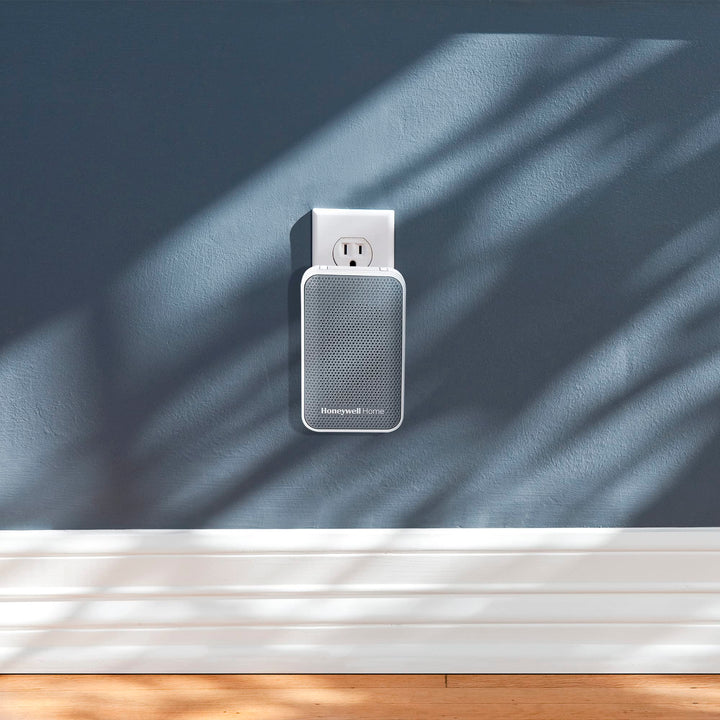 Honeywell Home RDWL313P2000 Doobell Plug-in Wireless Doorbell & Push Button-3 Series, Gray