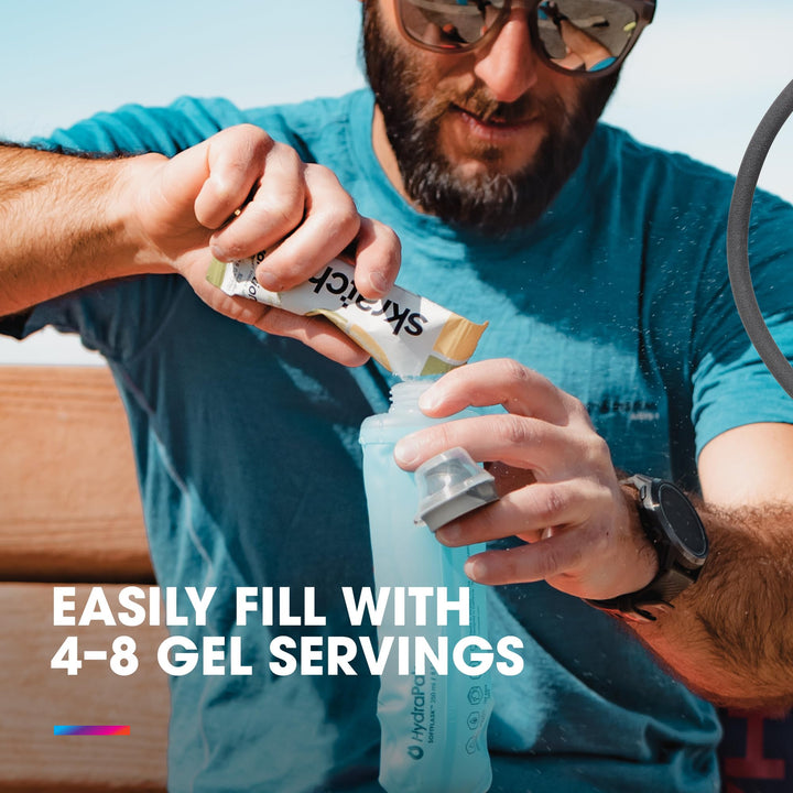 SoftFlask - Collapsible Nutrition Flask (150ml or 250ml) - BPA Free, Easy Open Cap, Foldable, Lightweight