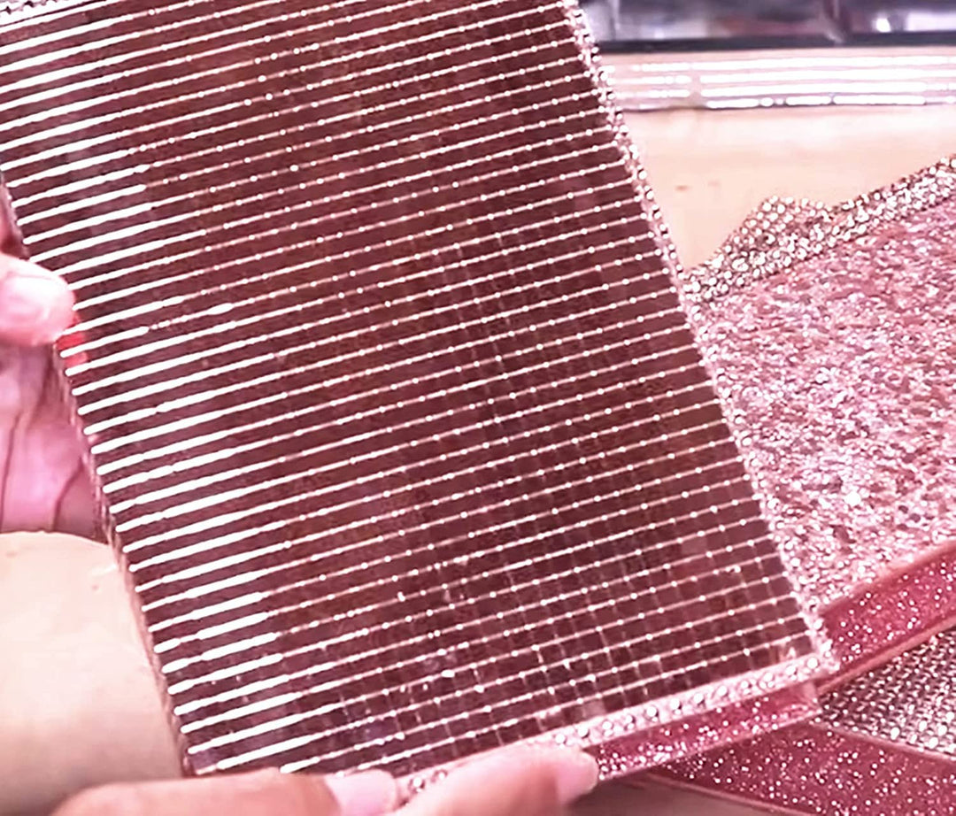 UPREDO 2400pcs Self-Adhesive Silver Rose Gold Craft Mir