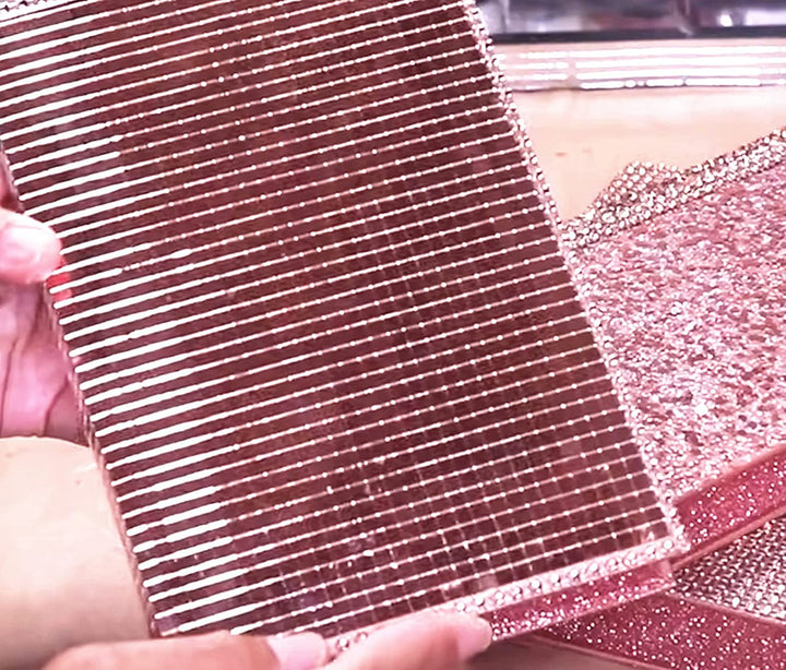 UPREDO 2400pcs Self-Adhesive Silver Rose Gold Craft Mir
