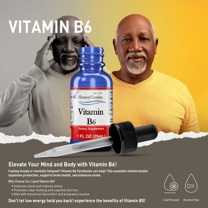 Vitamin B6 (Pyridoxine) Drops – Liquid Vitamin B Drops 