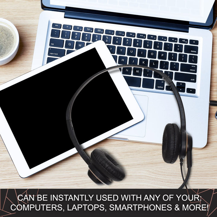 Sonitum Headset with Microphone - Noise Canceling Compu