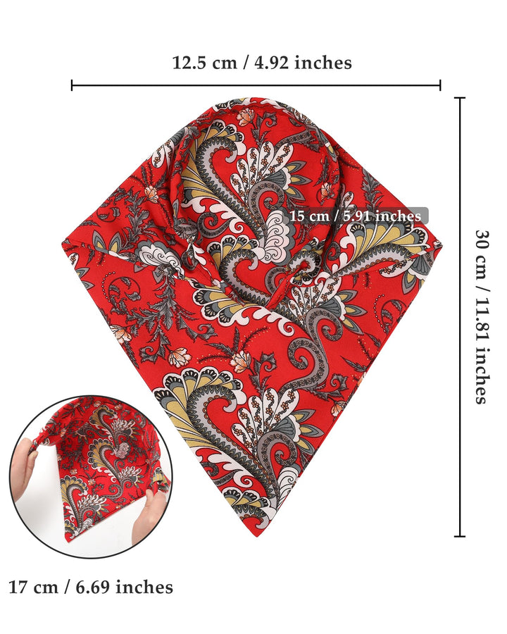 AWAYTR 3pcs Hair Bandana for Women Girls Hair Scarf Hea