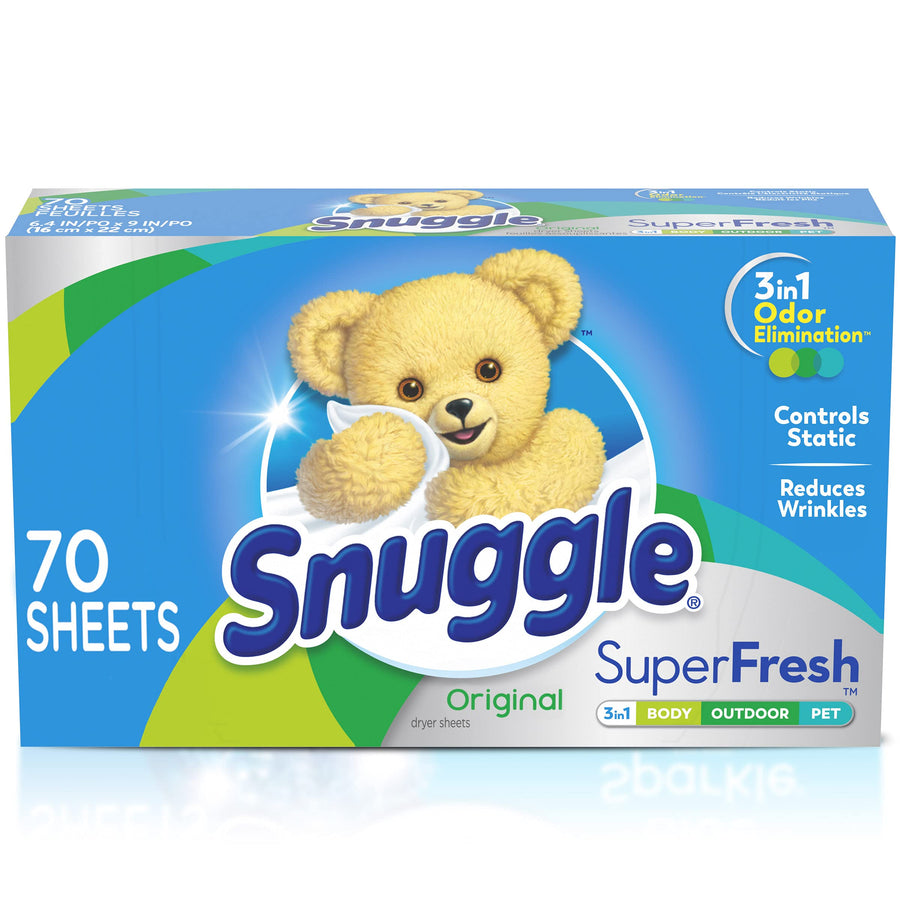Snuggle Plus Super Fresh Fabric Softener Dryer Sheets w