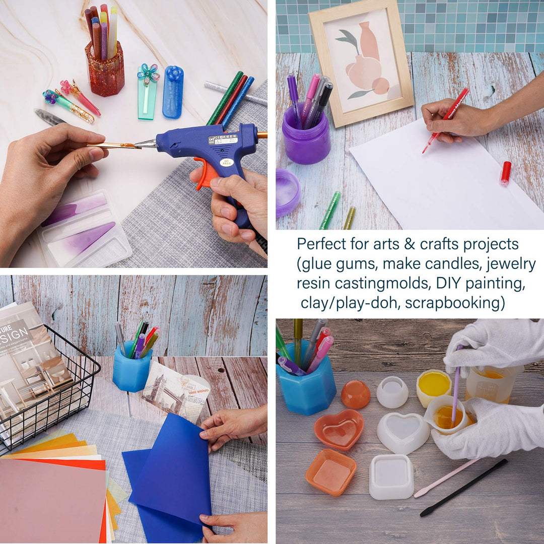 Oversize Transparent Silicone Mat, Countertop Protector, 27.6 x 19.7 inches Silicone Sheet for Crafts Resin Jewelry Casting Mat Pad Nonstick Heat-Resistant Table Placemat