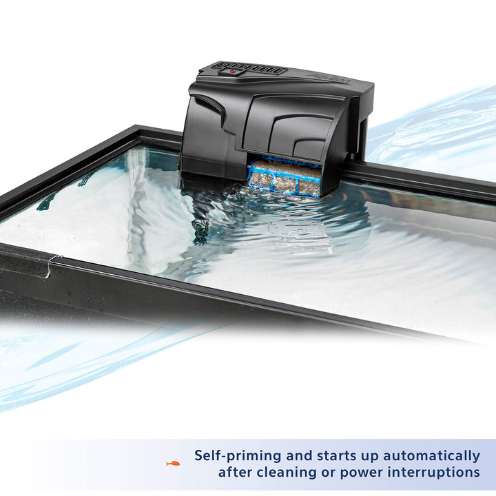 Aqueon QuietFlow 10 LED PRO Aquarium Fish Tank Power Filter For Up to 20 Gallon Aquariums