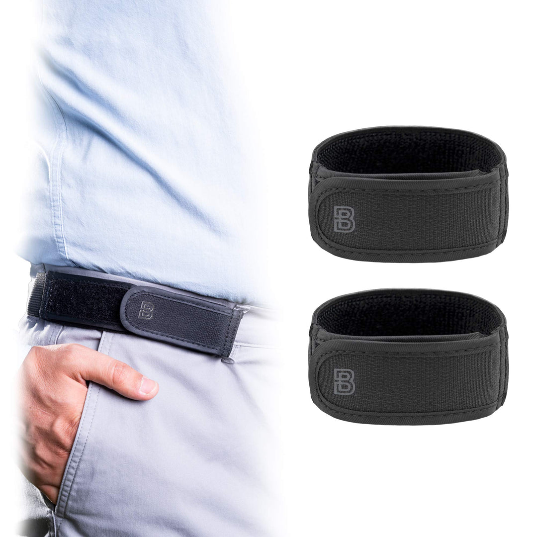 No Buckle Elastic Belt for Men - 1.5in, Comfortable, Fits All Pants and Loops