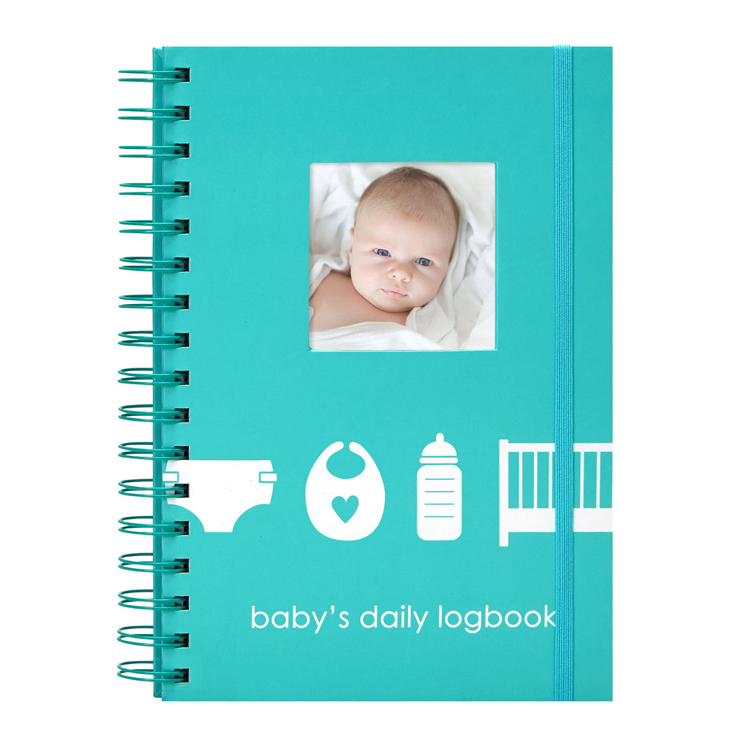 Pearhead Baby's Daily Log Book, 50 Easy to Fill Pages to Track and Monitor Your Newborn Baby's Schedule