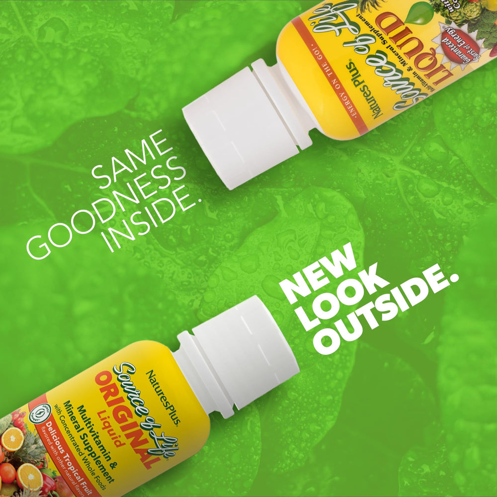 Natures Plus Source of Life Liquid, Tropical Fruit - 8 