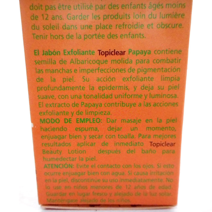 Exfoliating Soap, Papaya, 7 oz.