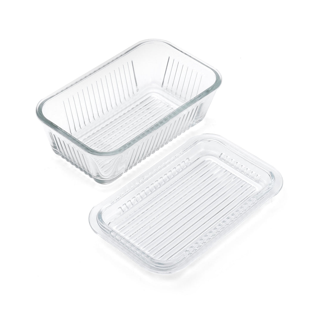 Multi Function Butter Dish, One Size, Clear