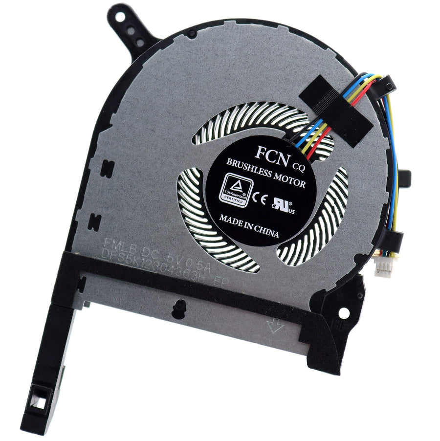 CPU Cooling Fan 13NR00S0M09011 Replacement for ASUS FX506 FX505 FX566 FX705 FX706 FA506 FA706 FX506HF-ES51 FX505DT-AH51 FX505DT-AH51