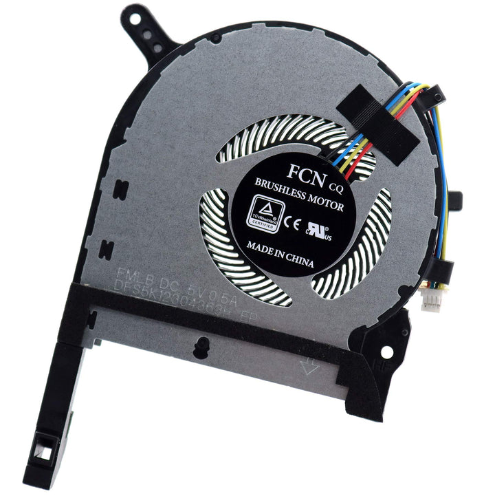 CPU &amp; Graphics GPU Cooling Fan Replacement for ASUS FX506 FX505 FX566 FX706 FA506 FA706 FX705 FX506LH-AS51 FX505DT-AH51 FX566LH-HN257T