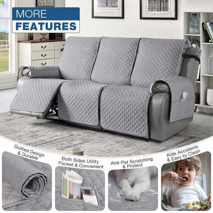 TAOCOCO Recliner Sofa Slipcover Couch Covers for 3 Cush
