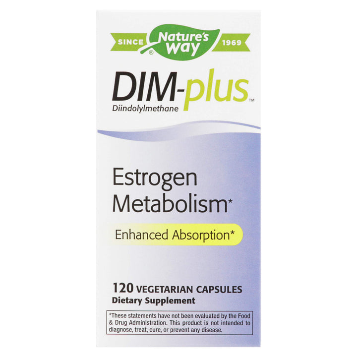 Nature&#39;s Way DIM-plus - Estrogen Metabolism Formula -- 120 Capsules