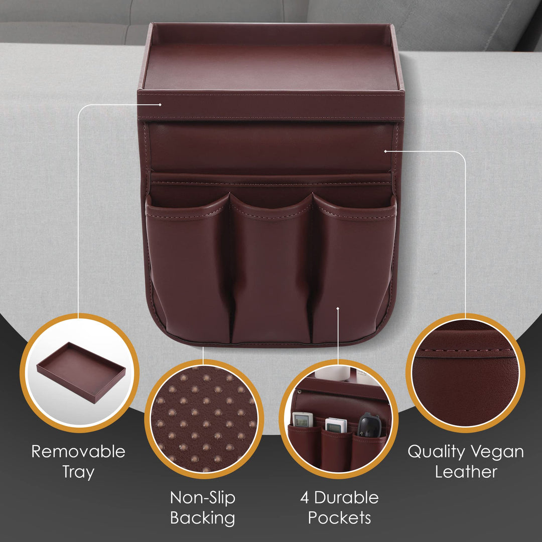 Armchair Caddy, Recliner Accessories, Armrest Organizer