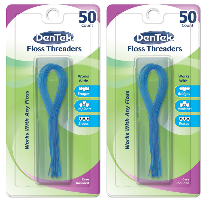 Pack of 2 : DenTek Floss Threaders, 50 Count (Pack of 2)