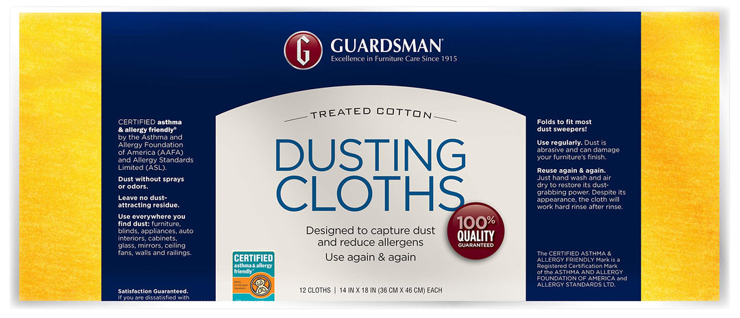 Guardsman 462500 Wood Furniture dust Cloth, 12 Count (P