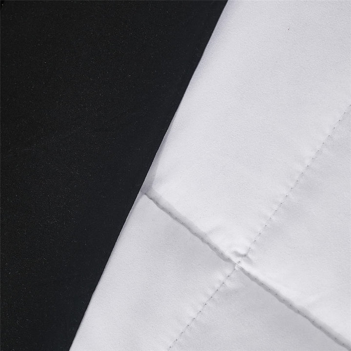 Black White Comforter Set Queen Lightweight Bedding Comforters Sets Down Alternative Reversible Comforter Sets Queen Size Bed Duvet Insert - (Full/Queen,All Season,bedroom)