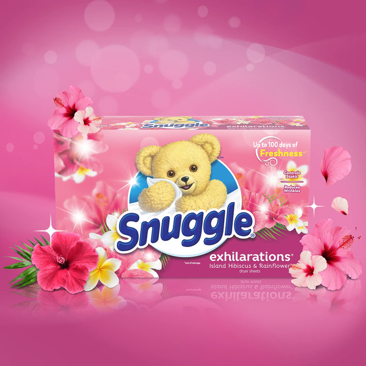 Snuggle Exhilarations Fabric Softener Dryer Sheets, Isl