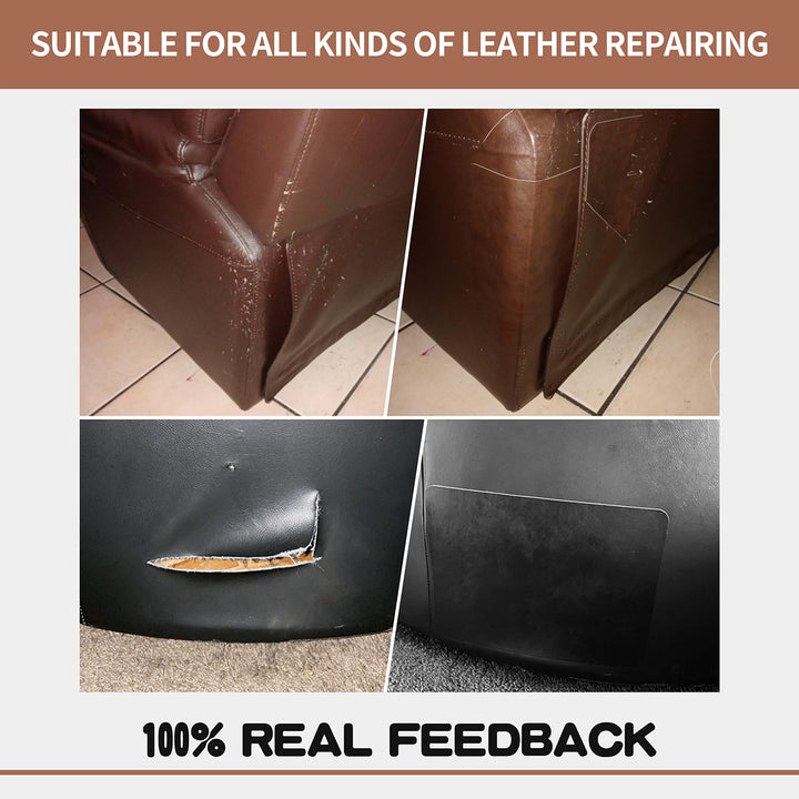 Azobur Leather Repair Patch, Self Adhesive Sofa Patch, 
