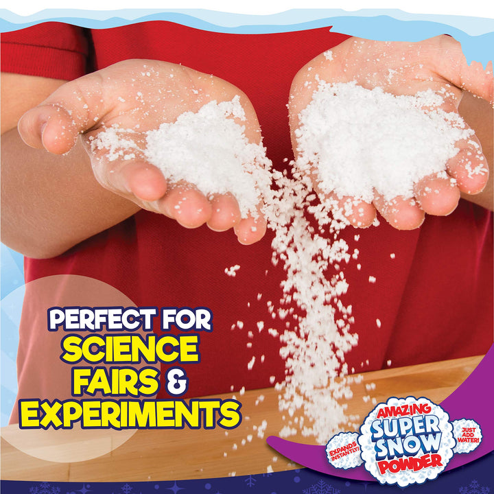 Super Snow Test Tube– Instant Snow Powder, Faux Snow Kit for Kids- Reusable Snow - Make 1 Quart of Snow, Test Tube Science Experiments for Boys Girls Ages 4+