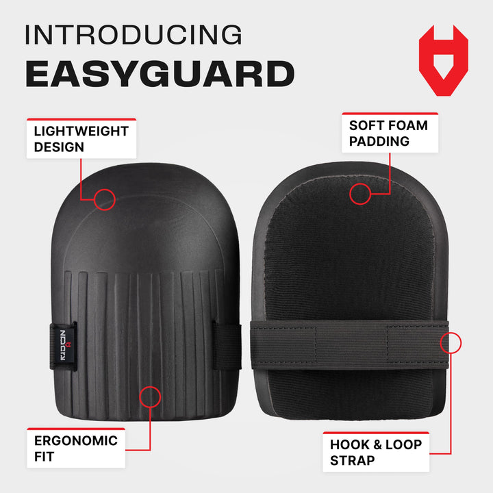 Foam Knee Pads for Work — Waterproof and Lightweight Knee Pads for Cleaning, and Easy Fit Knee Pads for Gardening with Adjustable Straps — Perfect Work Knee Pads for Women
