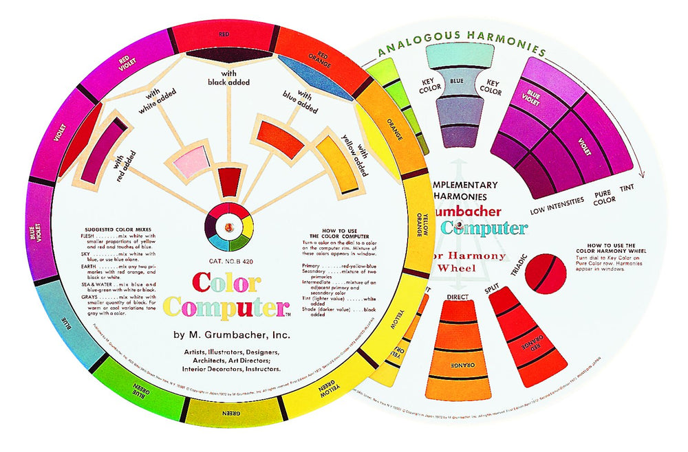 Computer Color Wheel, 8 Dia.