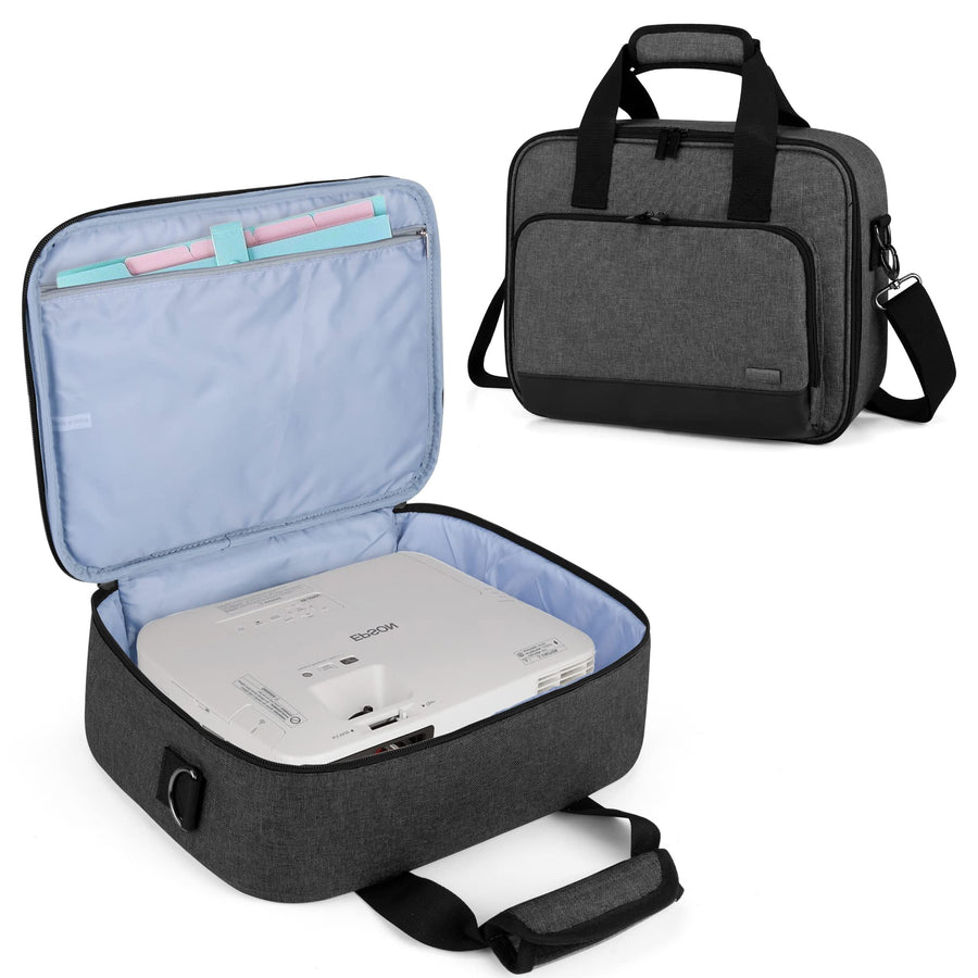 Luxja Projector Case, Projector Bag with Accessories St