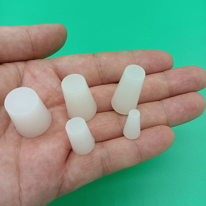 5PCS Different Sizes Belly Button Shaper Belly Button Plug Silicon Plug Post Liposuction, Tummy Tuck, Weight-reducing Surgery and Umbilical Hernia Repair., white