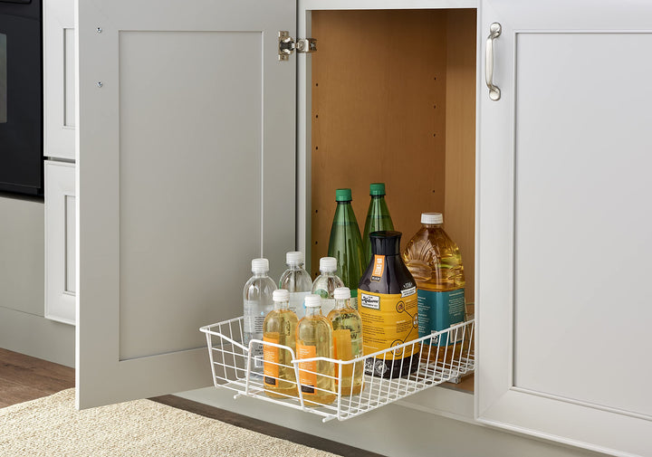 53052 14-Inch Wide Cabinet Organizer, White