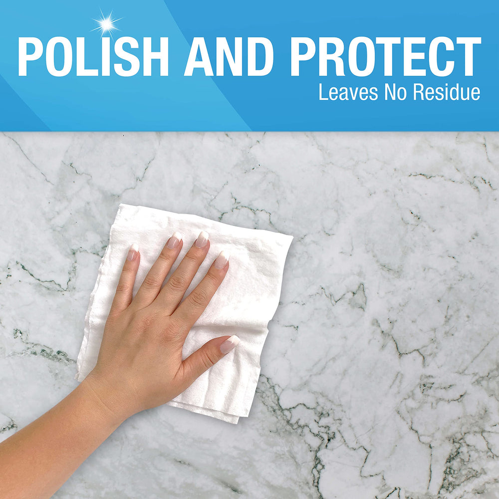 MiracleWipes for Granite & Stone, Clean, Protect, P