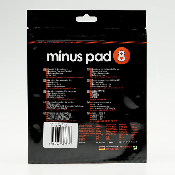 Minus Pad (120 x 20 x 1 mm, Minus Pad 8)