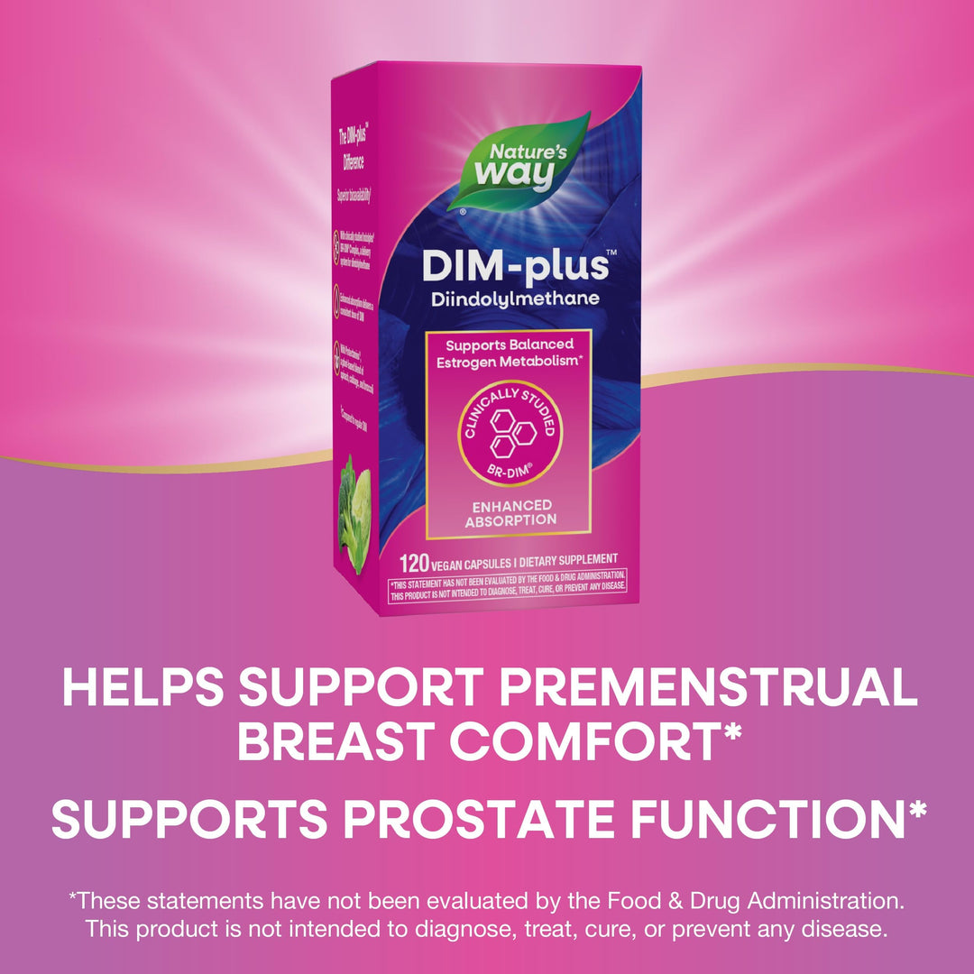 Nature&#39;s Way DIM-Plus, DIM Supplement, Supports