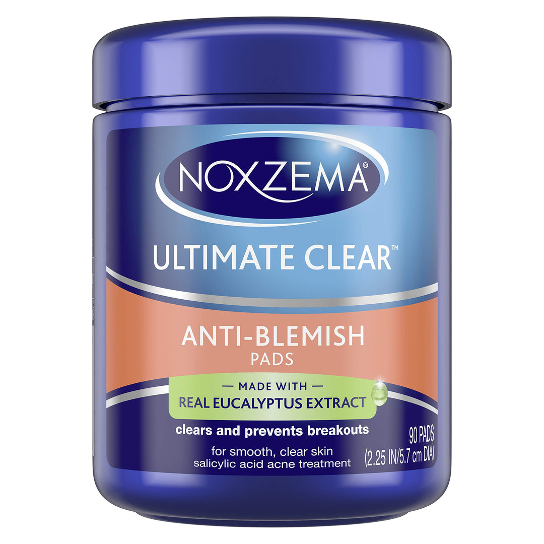 Ultimate Clear Face Pads Clears &amp; Prevents Acne Anti-Blemish Made with Over 60% Alcohol 90 Count