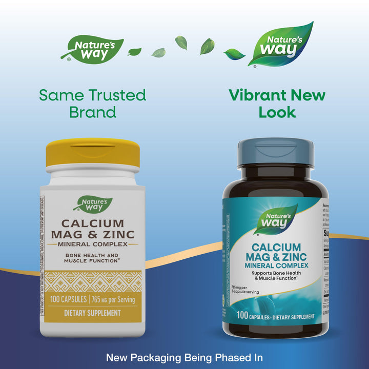 Nature&#39;s Way Calcium Magnesium &amp; Zinc M