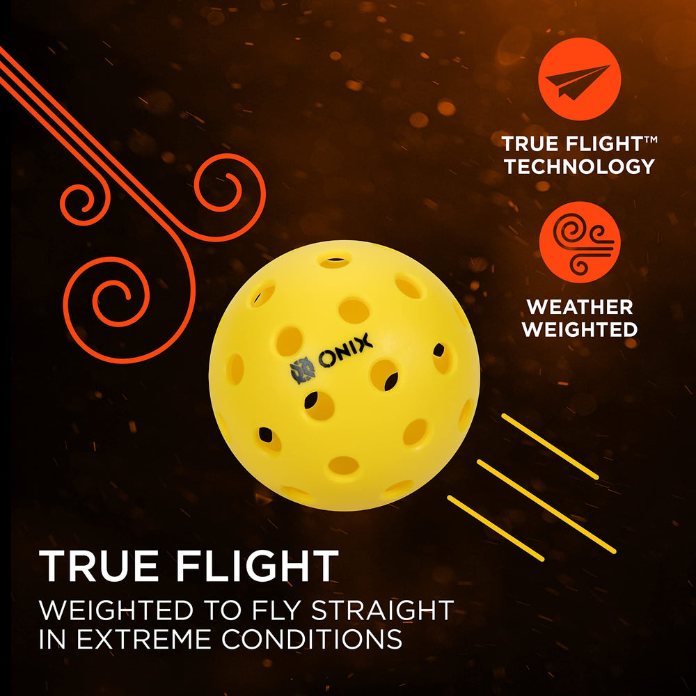 ONIX Pickleball Outdoor Pickleballs Pure 2 Durable and 