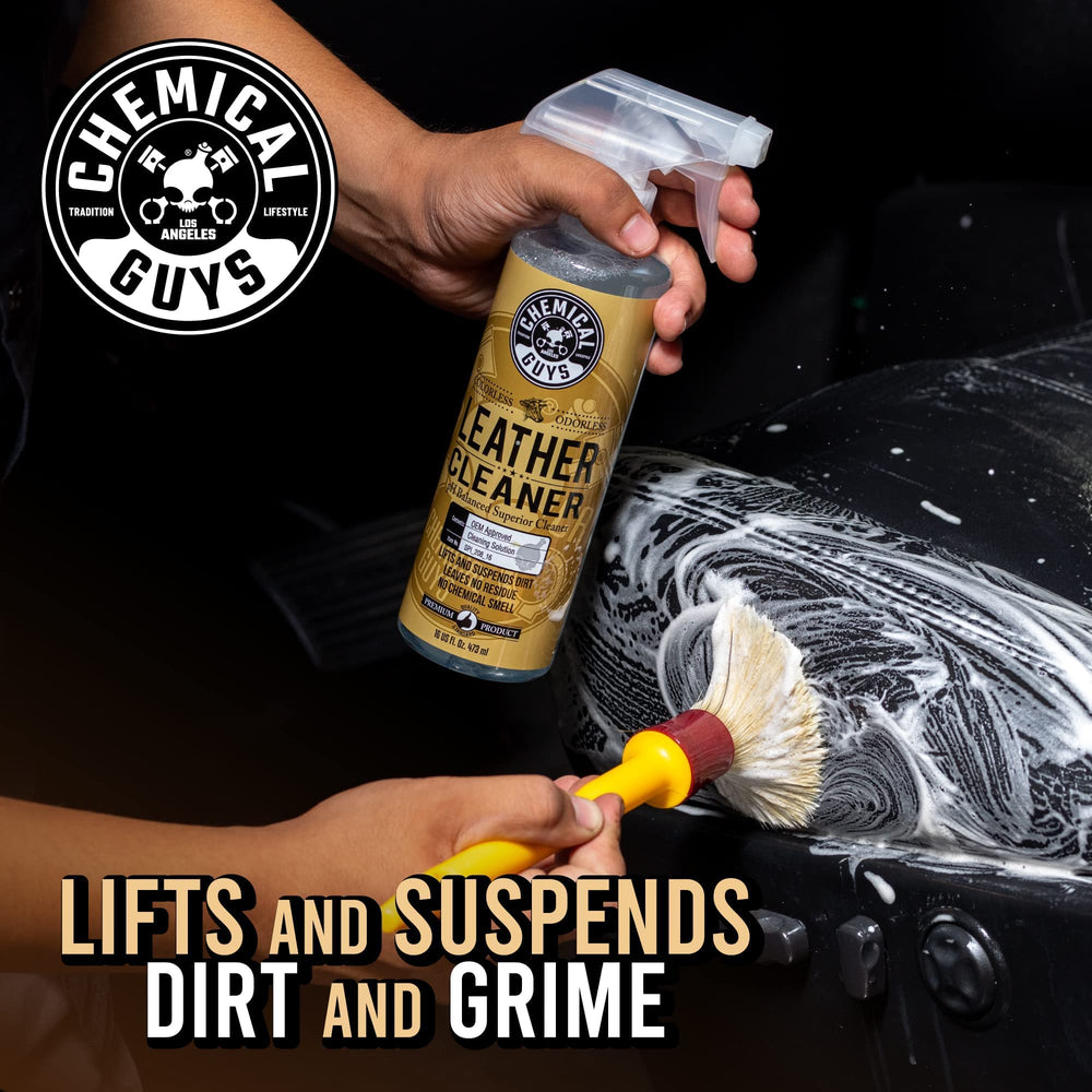 ChemicalGuys SPI10916 Leather Cleaner and Conditioner Complete Leather Care Kit (473.2 ml)