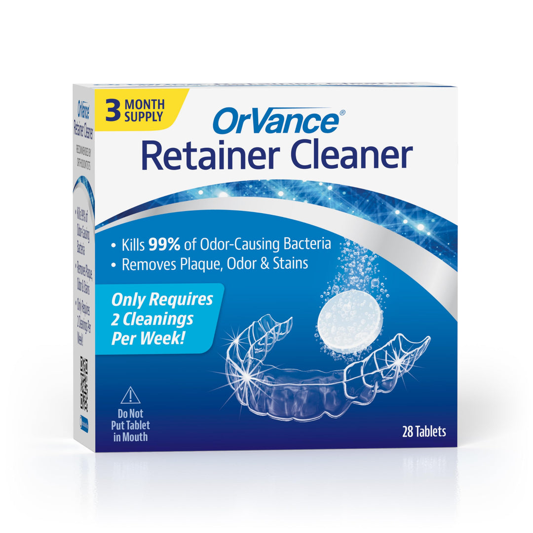 OrVance Retainer Cleaner Tablets (28 Count) | Only 2 Cl