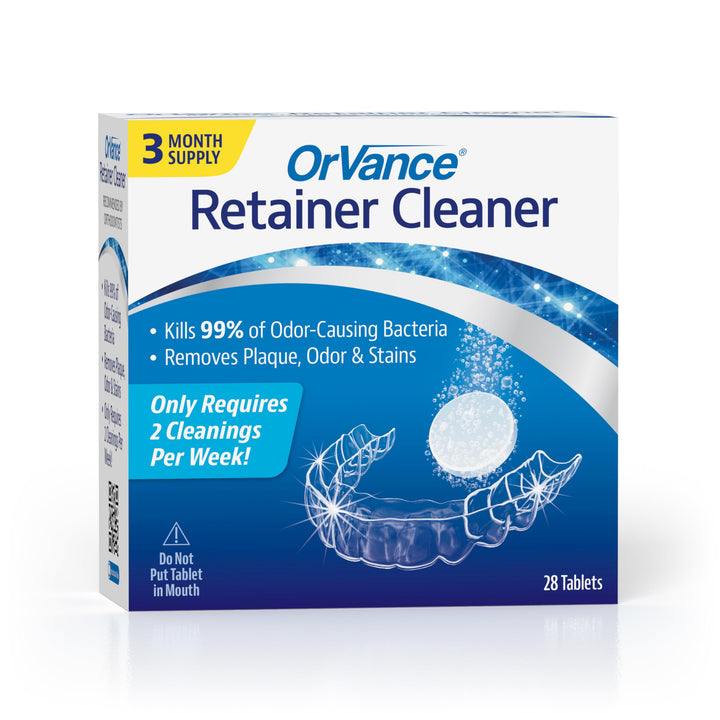 OrVance Retainer Cleaner Tablets (28 Count) | Only 2 Cl