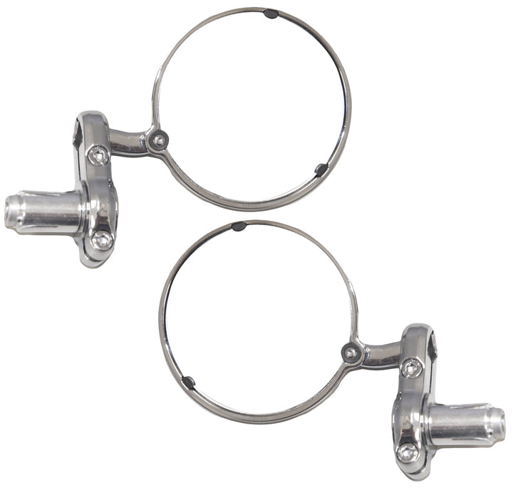 MIR40CH Chrome Universal Bar End Mirror for 7/8 Handle Bar
