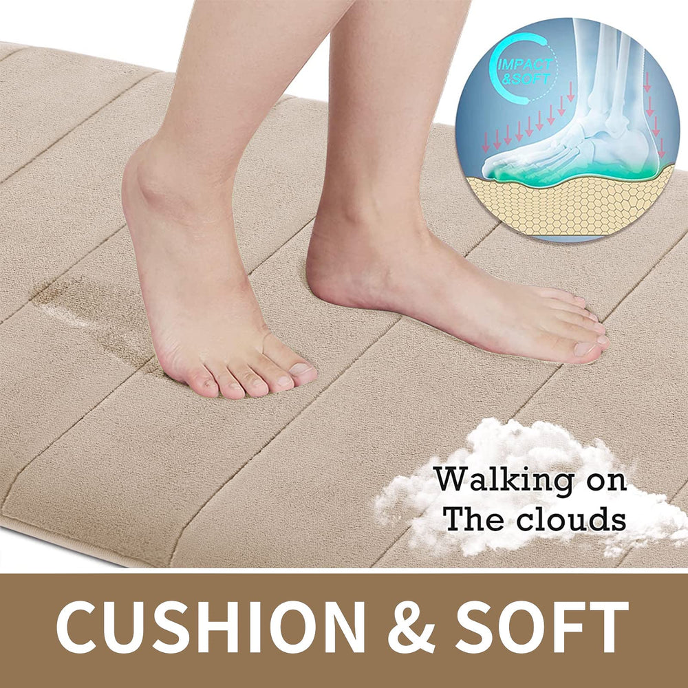 Yimobra Memory Foam Bath Mat Large Size 36.2 x 24 Inche