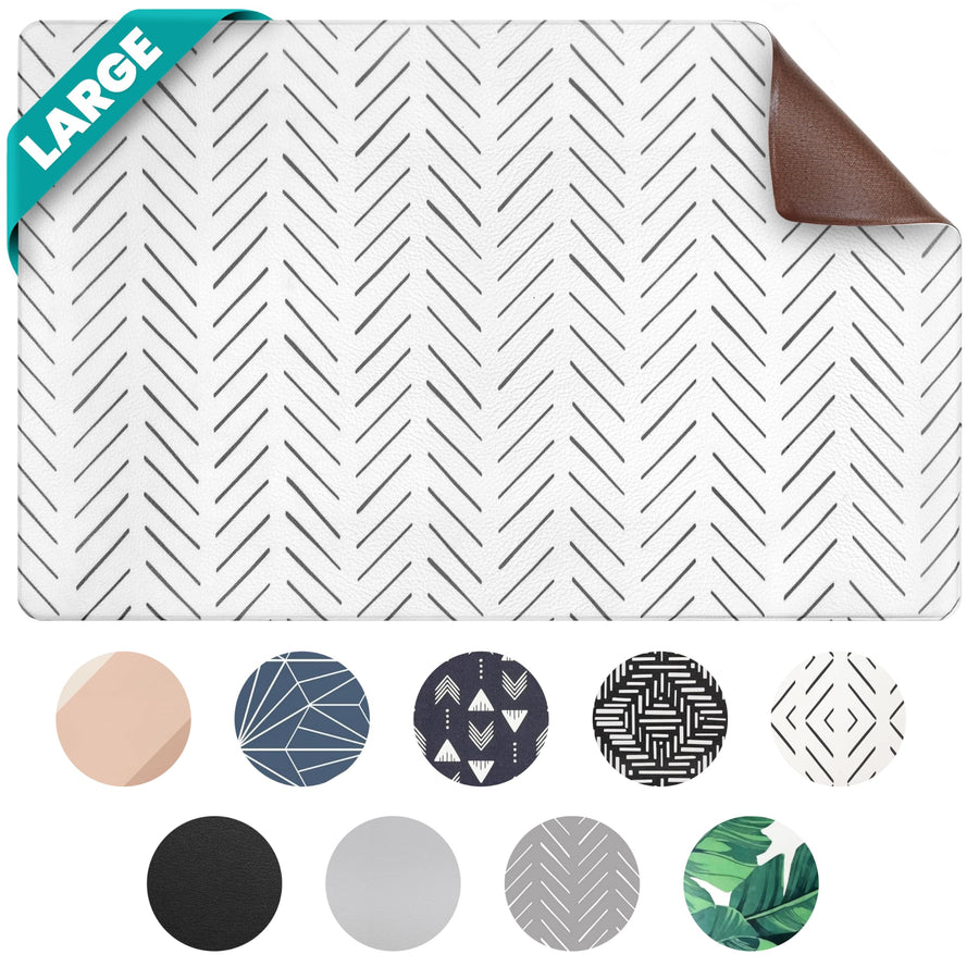 NALALAS Large Dog Mat for Food and Water, Cat Feeding Mat | Large Waterproof Dog Bowl Mat | Non-Slip Pet Food Mat for Floors | Dog Food Mats for Floors, Pet Mats for Food and Water | Easy to Clean