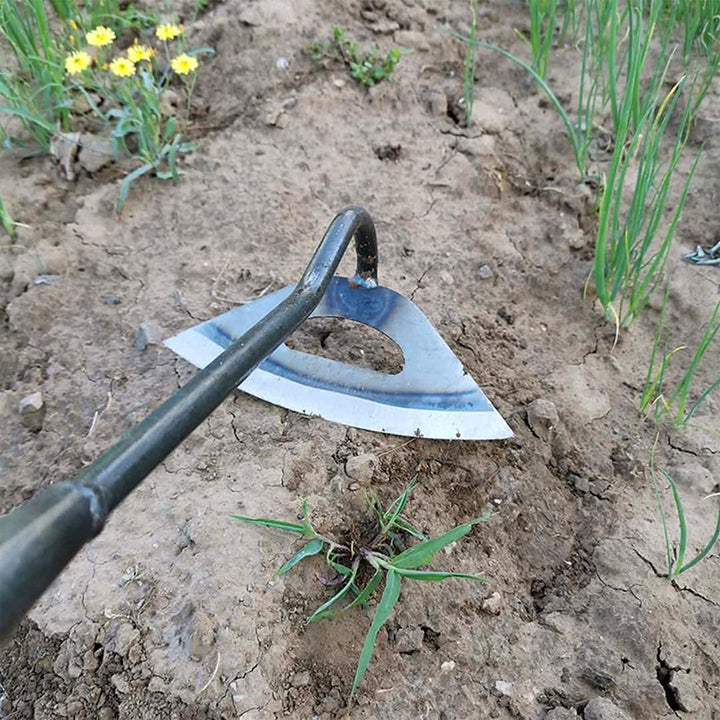 Garden Tools Hollow Hoe, All-Steel Hardened Hollow Hoe,
